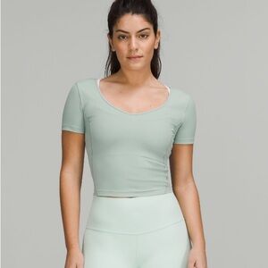 Lululemon Align Tank Silver Blue